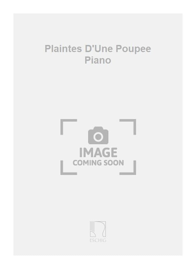 Plaintes D'Une Poupee Piano